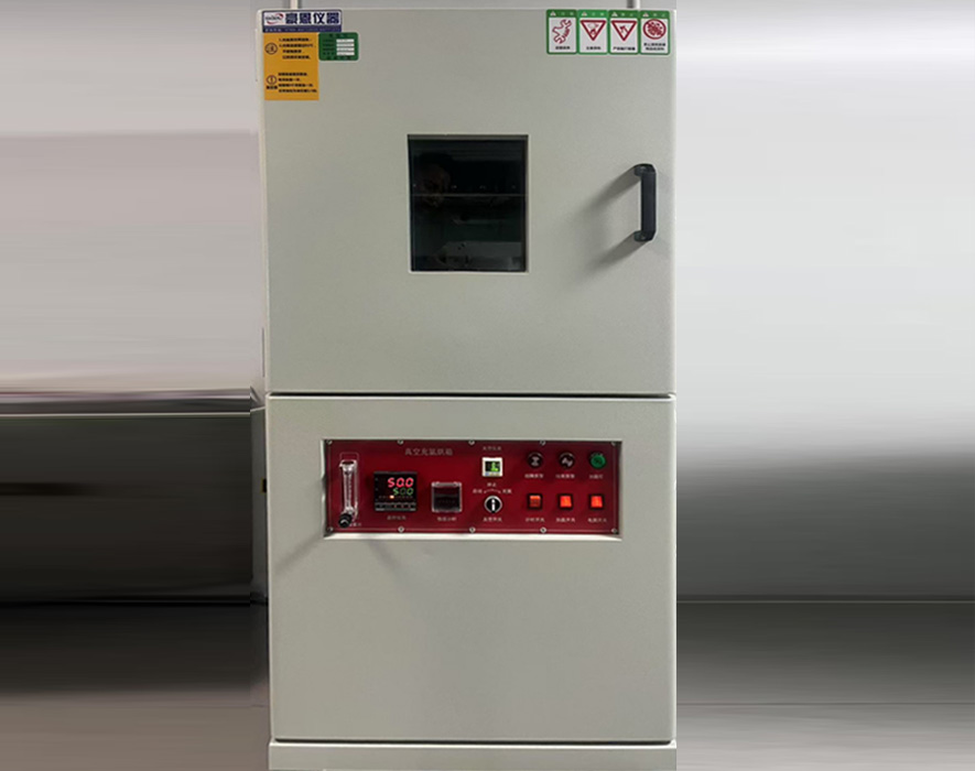 Nitrogen filled vacuum drying oven