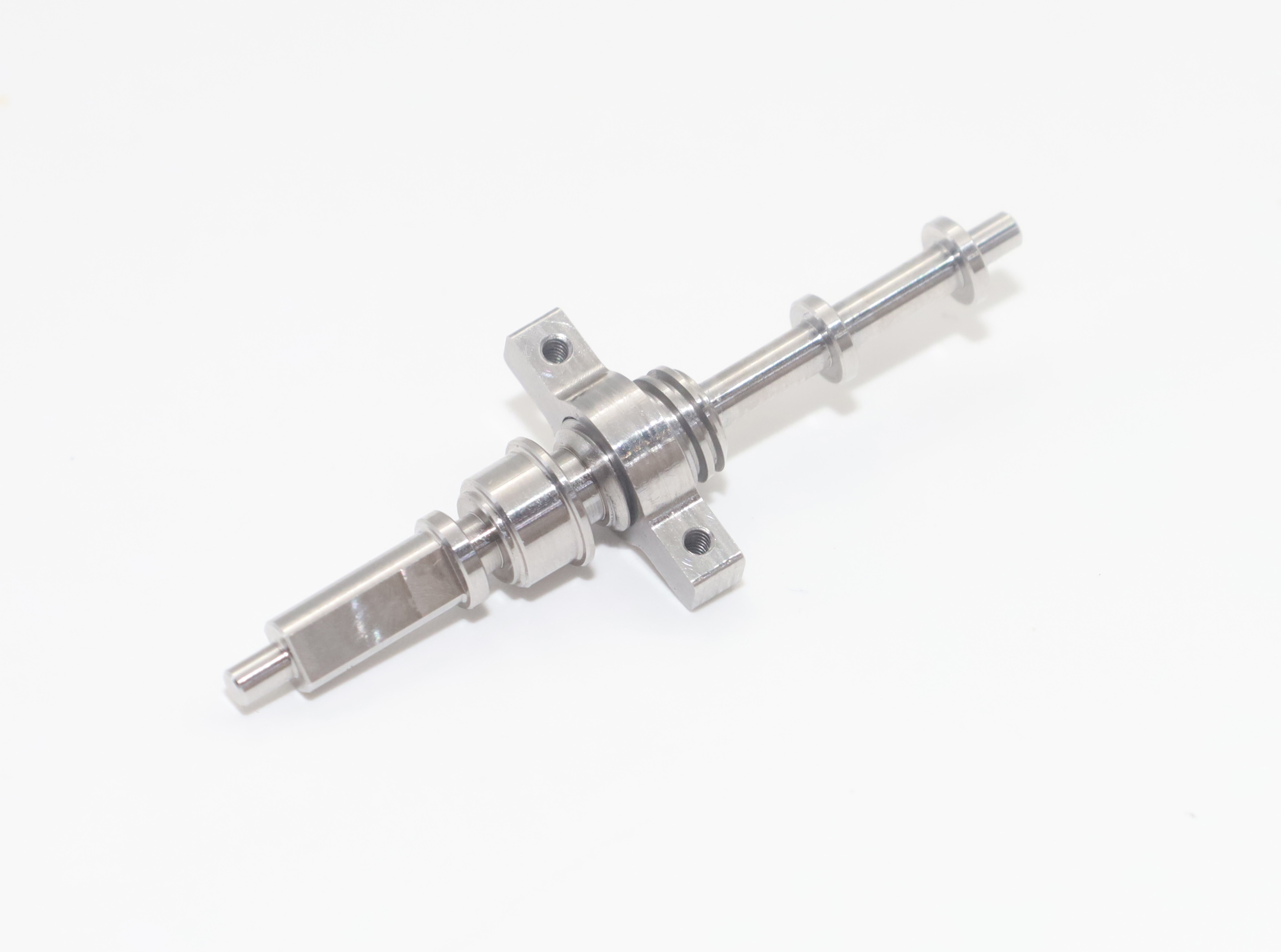 Micro lens focusing screw device