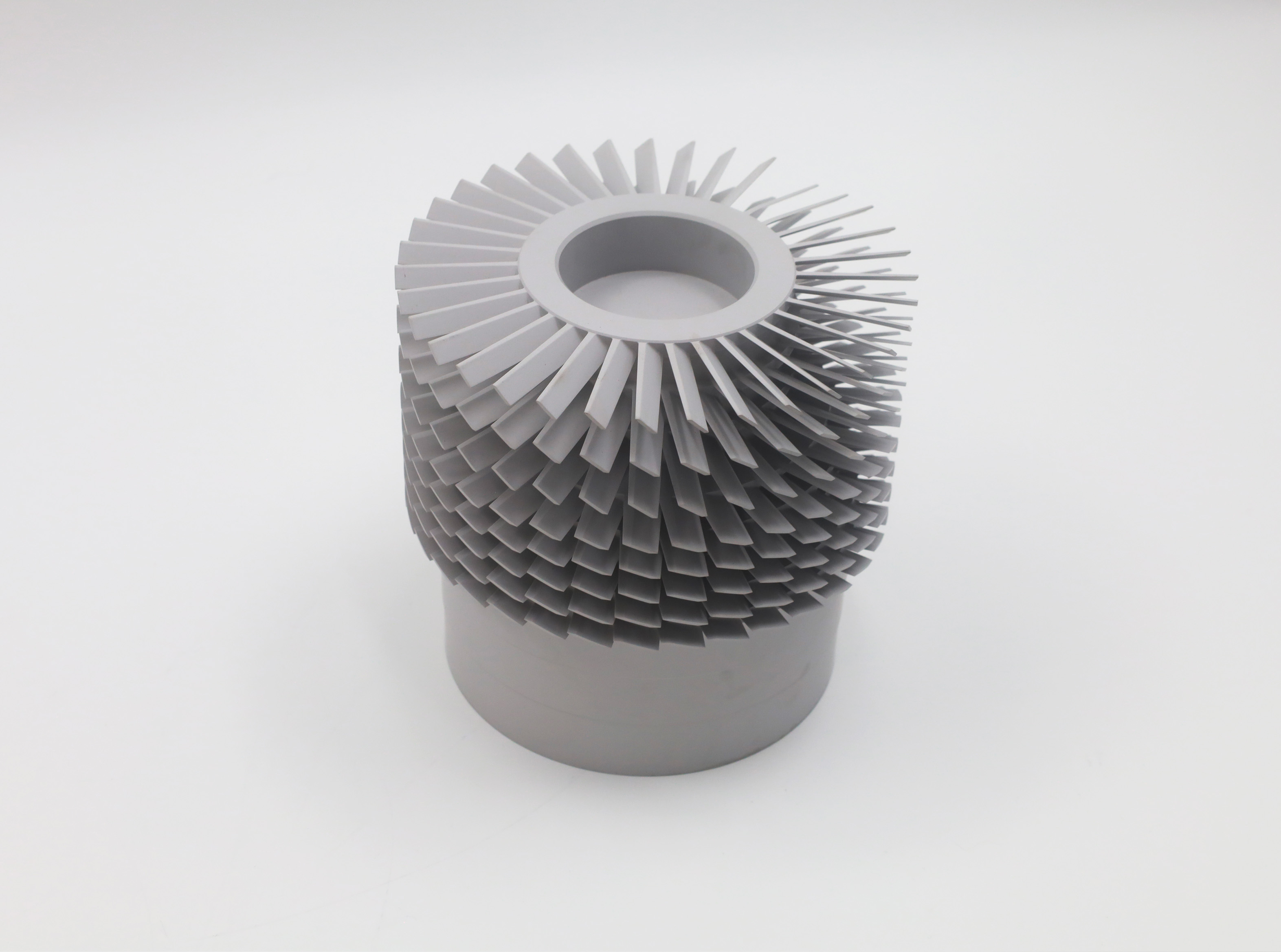 The turbofan engine increases the impeller